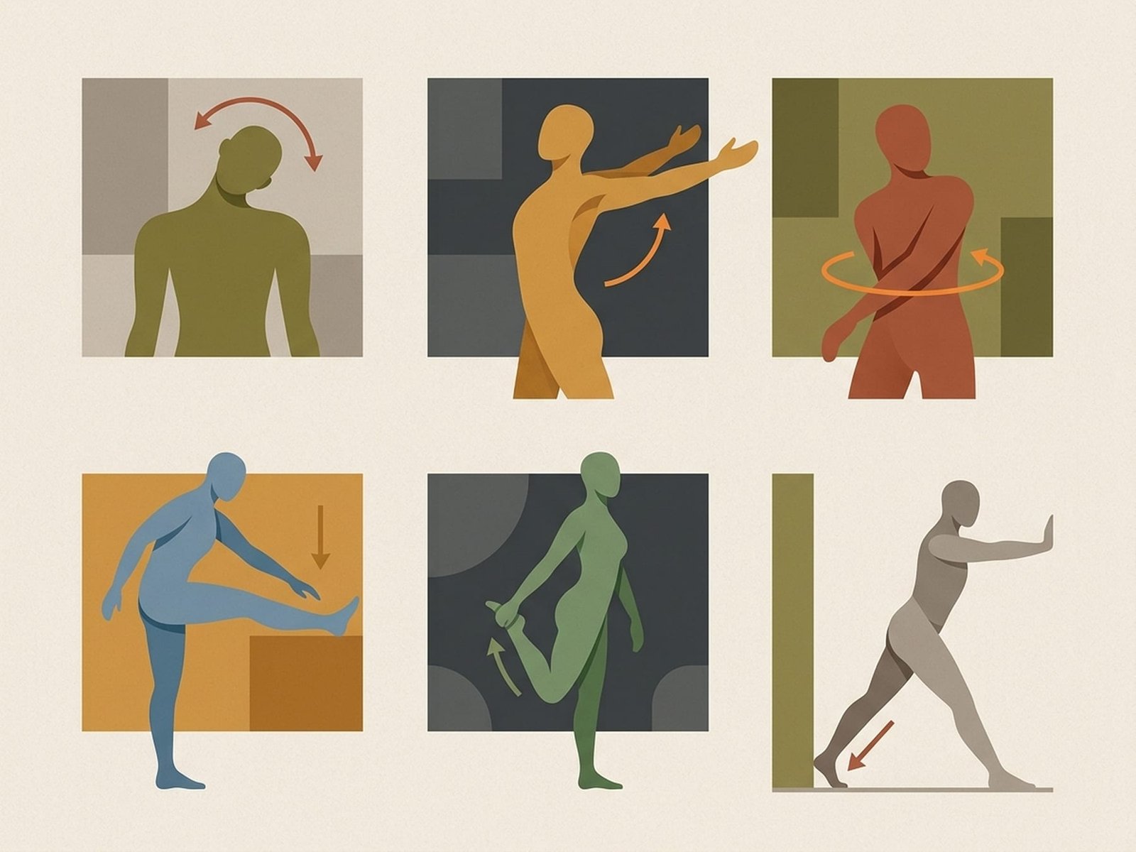 Body Region Stretching Guide