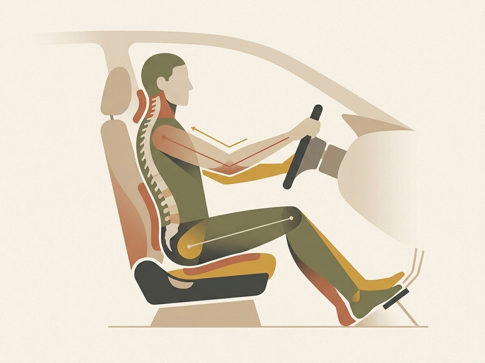 Ergonomische Faktoren im Fahrzeug
