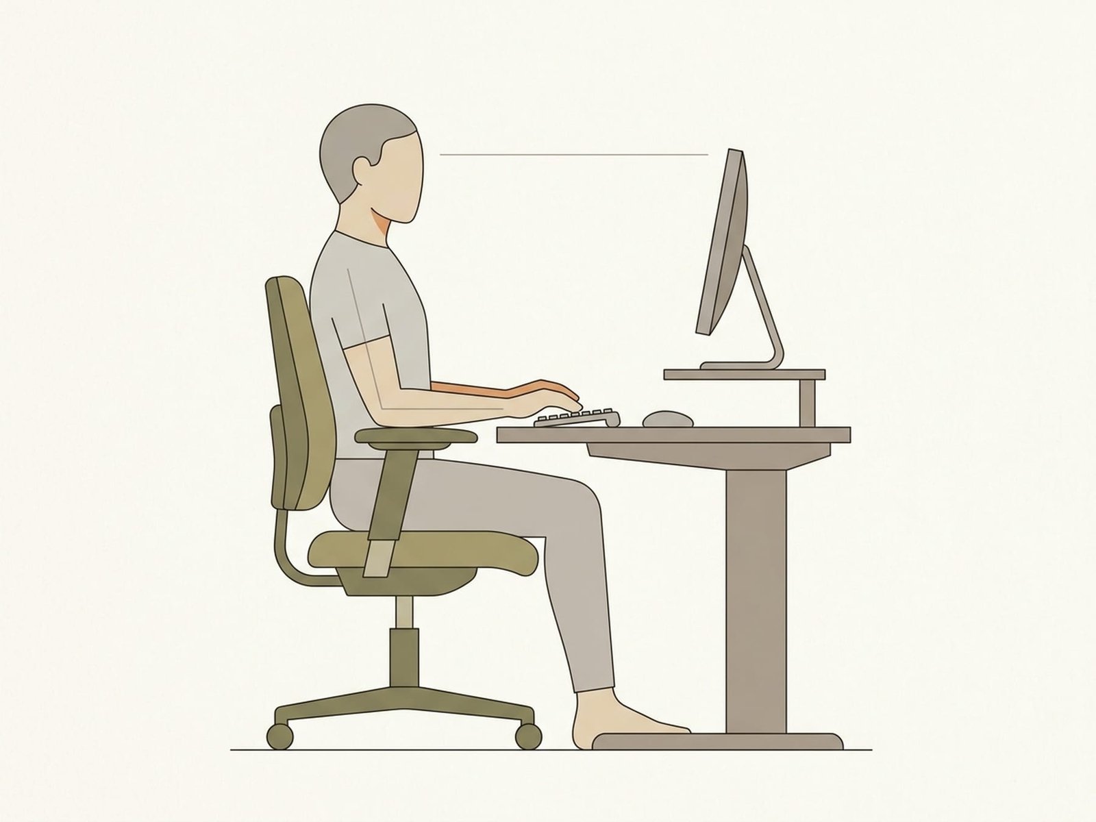 Ergonomischer Arbeitsplatz