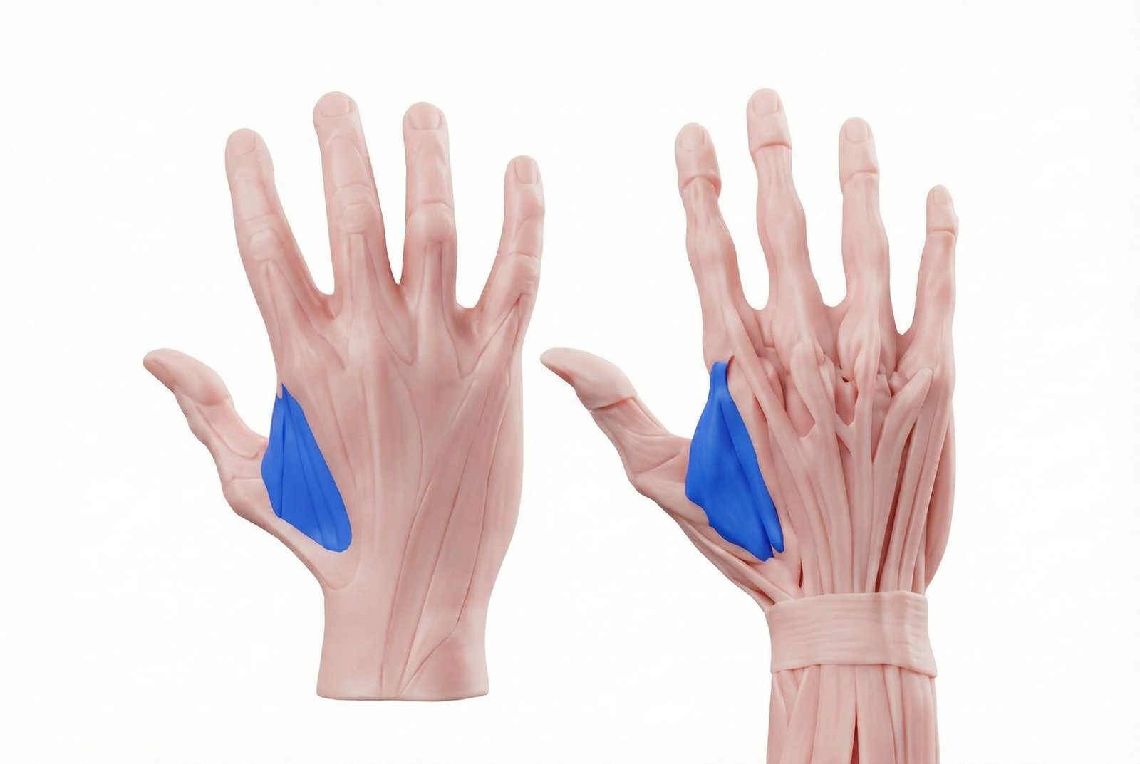 फ़र्स्ट डोर्सल इंटरऑसियस (first dorsal interosseous)