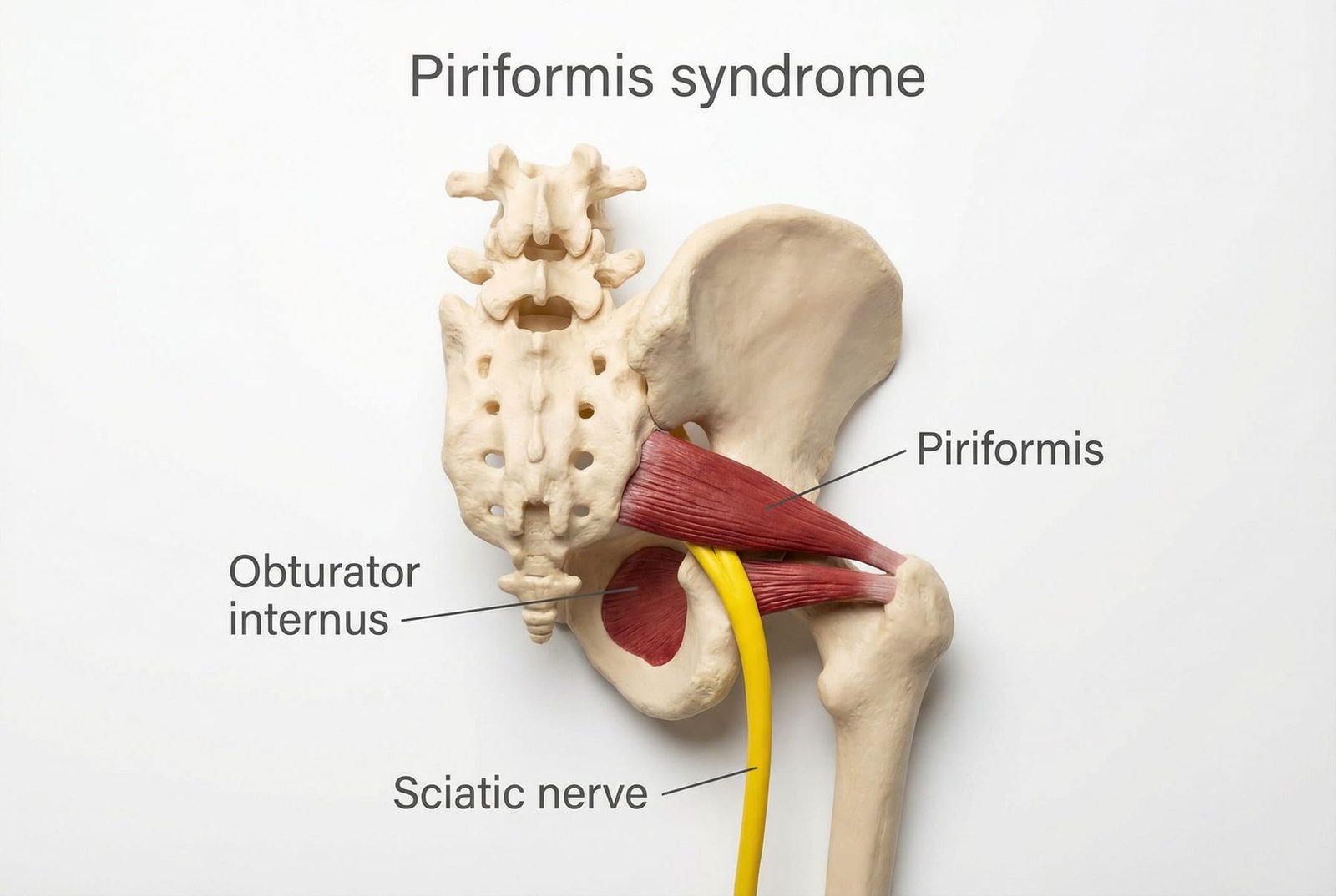 Piriformis — Tiefe Hüfte und Pseudo-Ischialgie