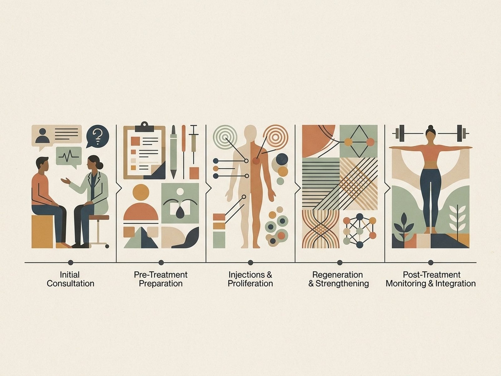 Prolotherapy Treatment Protocol Timeline